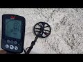 minelab equinox 800 vs excalibur 2 wet sand depth test