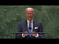 breaking biden seeks to rally countries to confront urgent threats in un speech