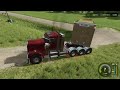 bull hauling through the midwest in a custom kenworth w900 fs25