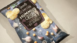 Trying Specially Selected (Aldi Brand) Feta, Garlic, \u0026 Herb Hummus Crisps