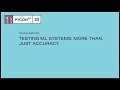 Testing ML Systems: More than just accuracy - Carlos Kidman