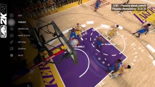 1v1 against brennan in NBA2K21