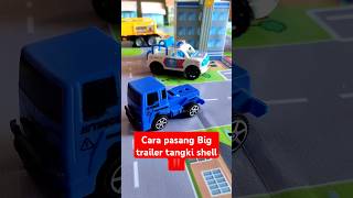 Cara memasang truck trailer tangki besar !! #shorts #shortsviral #train #tangkipertamina