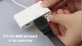 iPhone HDMI OTG USB for Lightning Digital Adapter support iOS 13.3.1