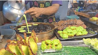 ร้านเยอะมาก ตลาดนัดรถไฟศรีนครินทร์ Massive Food!! Train Night Market on Srinakarin Road