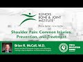 Shoulder Pain  Injuries, Prevention and Treatment