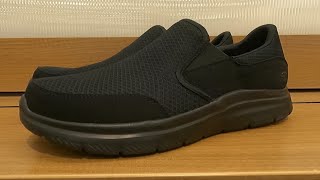 SKECHERS MEN'S FLEX ADVANTAGE MCALLEN FOOD SERVICE SHOE CLOSER LOOK SKECHERS MENS SHOES SHOPPING