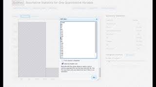 Lock 2 2 Statkey tutorial quantitative variable