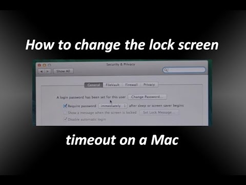 How to change the lock screen timeout on a Mac How to change the lock screen timeout on a Mac