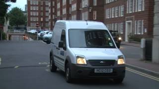 Police activity outside Lord Sewel's flat