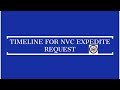 Timeline for NVC Expedite Request - approved or rejected for  Immigration Interview by US Embassy