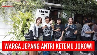 WARGA JEPANG ANTRI KETEMU JOKOWI