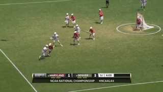 Lacrosse Film Room: Denver 2-3-1 Alley Dodges to Set Up Backside Pick Against Maryland