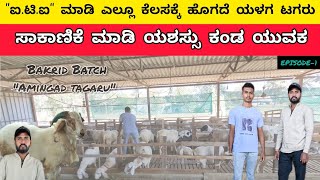 ಅಮೀನ್‌ ಗಡ್ ಟಗರು ಸಾಕಾಣಿಕೆ ಮಾಡಿ ಯಶಸ್ಸು ಕಂಡ ಯುವಕ|Bakrid batch|Sheep farming in Karnataka