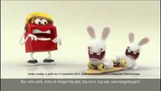 McDonlads cajita feliz-comercial-los rabbids de ubisoft