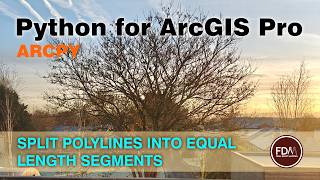 Split Line Features to Equal Length Segments with ArcPy | Python for ArcGIS Pro