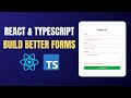React & TypeScript Forms Made Easy | React Hook Form + Zod Validation