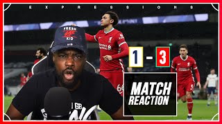 IM FUMING, MISTAKE AFTER MISTAKE!!| Tottenham (1) vs Liverpool (3) EXPRESSIONS