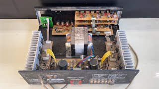 Extremely Professional Restorerman // Antique Technics Audio Amplifier Restoration