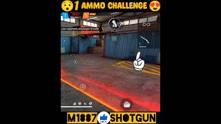 🤔one bullet challenge in lone wolf mode😈|| one bullet challenge free fire #shorts #shortsfeed #viral