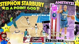 AMETHYST STEPHON "STARBURY" IS A POINT GOD!! RAREST AMETHYST IN THE GAME!?! NBA 2K18
