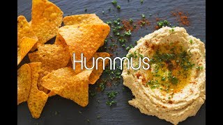 【No music】How to make Hummus/フムスの作り方 (Vegan friendly)