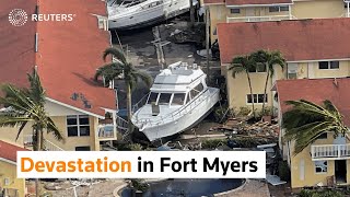 Fort Myers residents awed by Hurricane Ian devastation