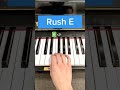 RUSH E, how to play on piano PART 1