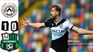 Udinese vs Sassuolo 2:0 | Highlights | Serie A Italy