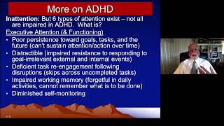 ADHD, EF, and Self Regulation