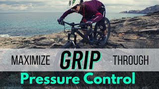 How to maintain TRACTION without risking an OTB on Your Mountain Bike | PRESSURE CONTROL