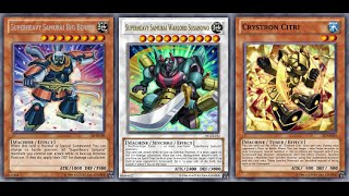 超重武者・水晶(クリストロン)デッキレシピ動画＝遊戯王ADS＝Yu-Gi-Oh　Superheavy Samurai Crystron