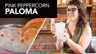 Spiceology Mixology - Pink Peppercorn Paloma Cocktail Recipe