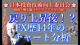 【 FXライブ 】2019.11.04  戻り上昇後！？止まれば下！止まらなければまだ上！ガチで勝ちたい人の為の未来シナリオ研究所🔸第152回🔸【 🔰FX初心者～中級者🔰 】