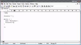 Beginner PHP Tutorial 25 while Loop