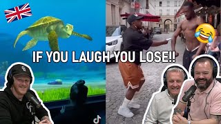 IF YOU LAUGH YOU LOSE... REACTION!! | OFFICE BLOKES REACT!!
