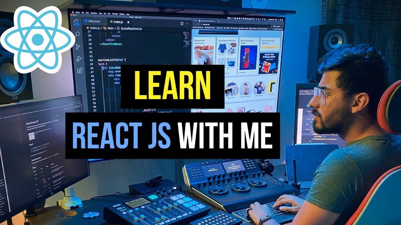 🔴 Learn React JS With Me (for Beginners) - YouTube