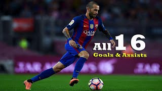 Aleix Vidal All 16 Goals \u0026 Assists For Barcelona