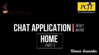 React Native Chat Application Development Part-3 Home Process #react #reactnative #chatapp