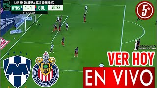 Chivas vs  Monterrey En Vivo 🔴🔴JUEGO Hoy monterrey vs chivas En Vivo ✅Partido CHIVAS TV USA TUDN