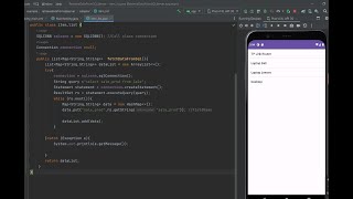 How to display data from SQL Server into list view in android studio