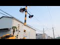 【電車】踏切動画【ふみきり カンカン】trains and railroadcrossing video in japan