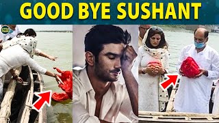 கங்கையில் கலந்த Sushant | அஸ்தியை கரைத்த Sushant-தின் குடும்பம் | Sushant's Family cry badly in Kasi