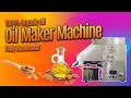 MINI COMMERCIAL OIL PRESS MACHINE VI-550 🔥 VISHVAS OIL MAKER 👌✅️