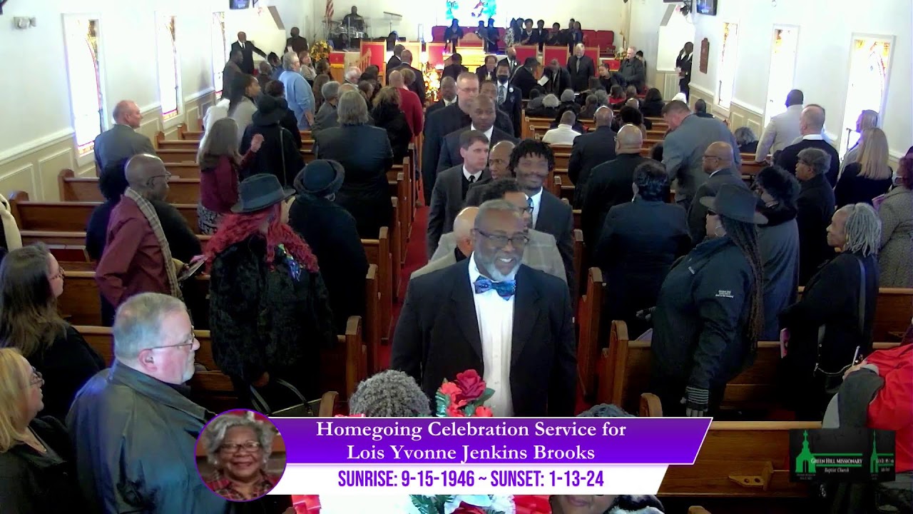 Homegoing Service For Lois Yvonne Jenkins Brooks - YouTube