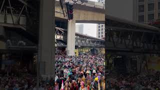 Songkran at Silom was Madness 🤪🇹🇭💦 #thailand #bangkok #songkran #travel