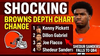 SHOCKING Browns Depth Chart Change: Shedeur Sanders moves up to ?