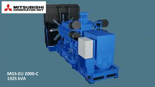 MITSUBISHI MGS-EU GENERATOR SETS - DIESEL LINE-UP