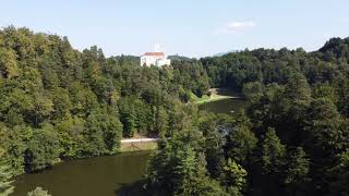 CROATIA CASTLE TRAKOSCAN DRONE VIEW