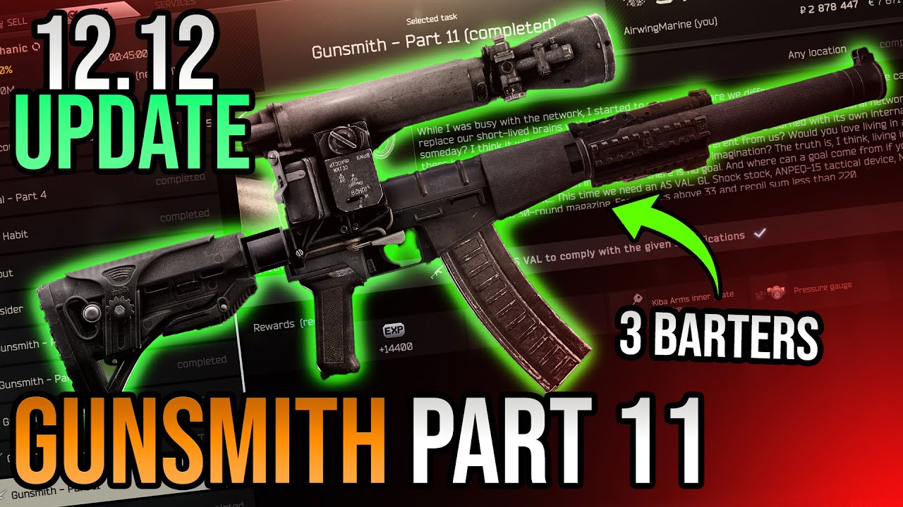 Gunsmith Part 11 Build Guide - Escape From Tarkov - Updated For 12.12 ...